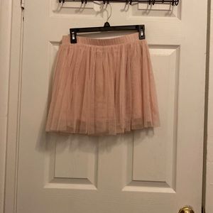 Pink Tulle Skirt
